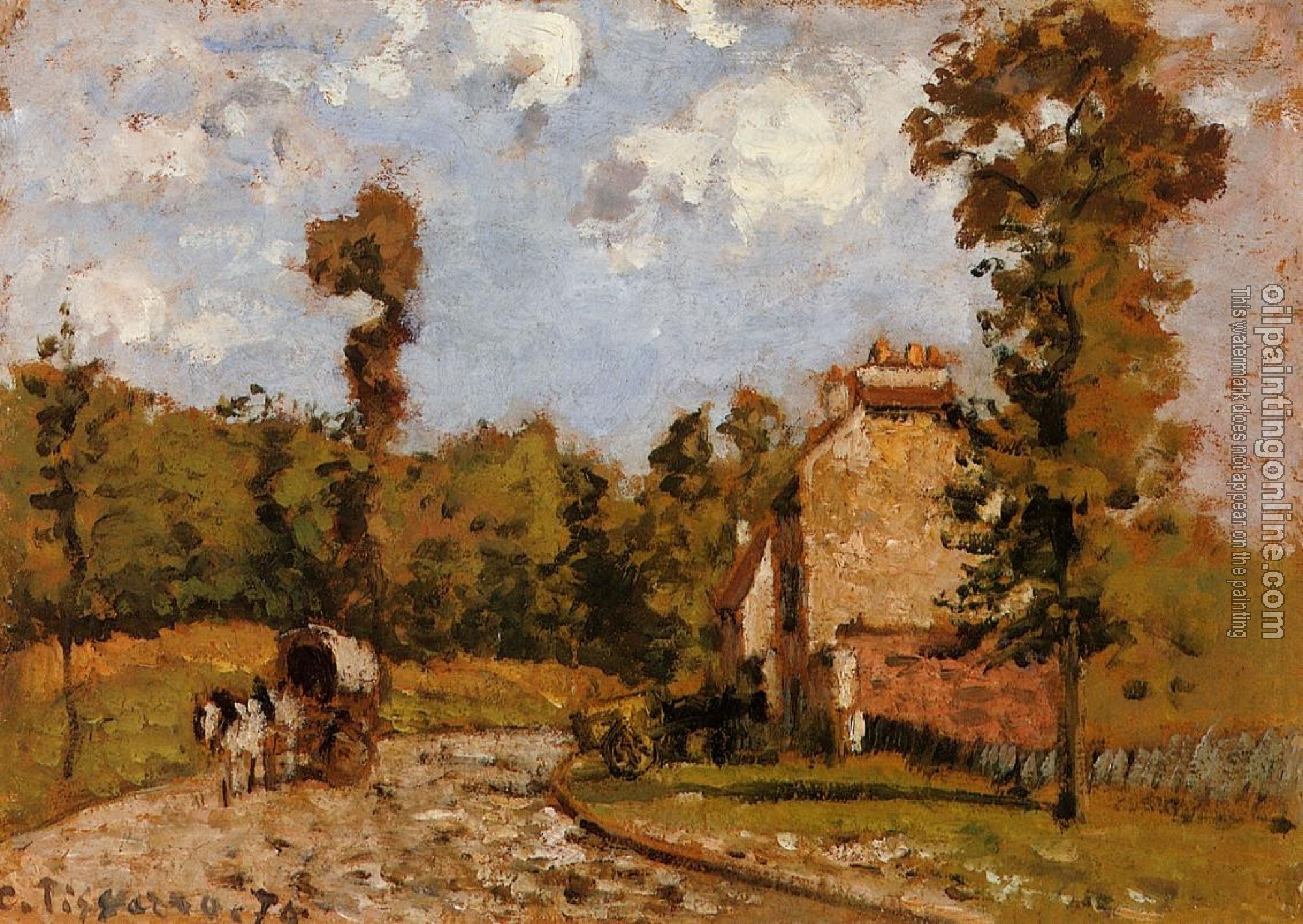 Pissarro, Camille - Road in Port-Maryl